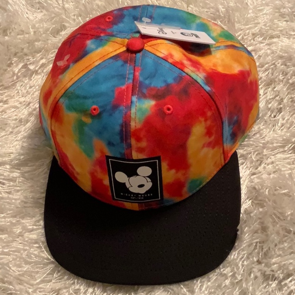 Neff x Disney Mickey Mouse Collection Men’s Tie Dye SnapBack Hat
